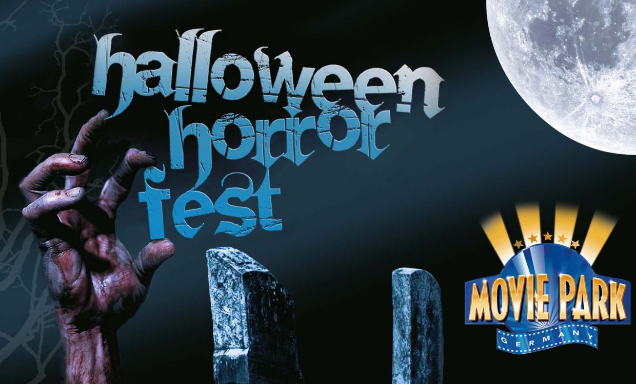 Entwurf des Halloween Logos für den Movie Park