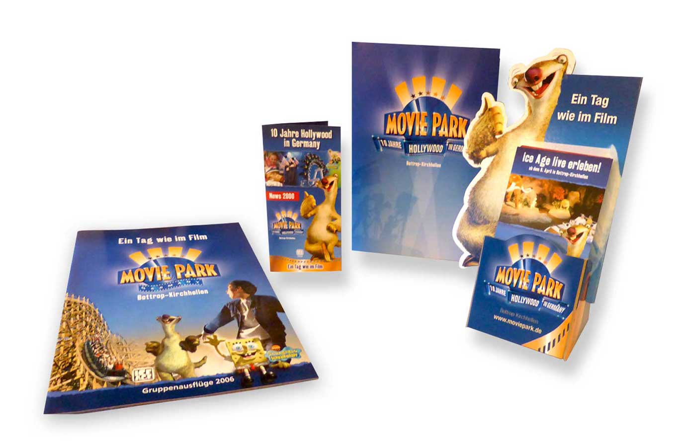 Corporate Design Moviepark Germany Corporate Design Moviepark Germany, Printmedien